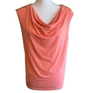 MICHAEL Michael Kors Coral Draped Top